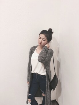 YuhuanLuoさん（レディース・166cm）の冬コーディネート