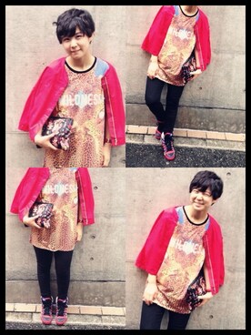 光永さん（レディース・159cm）の夏コーディネート