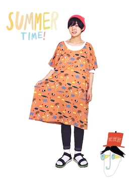 光永さん（レディース・159cm）の夏コーディネート