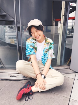 「ボーイッシュ、夏コーデ」｜「アイテム（その他）」を使った、光永さん（レディース・159cm）の夏コーディネート