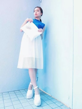「Jeffrey Campbell（ジェフリーキャンベル）のアイテム（その他シューズ）」を使った、Antheさん（レディース・162cm）の秋コーディネート
