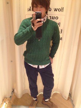 にこにー☆ぴらまきさん（メンズ・164cm）の秋コーディネート