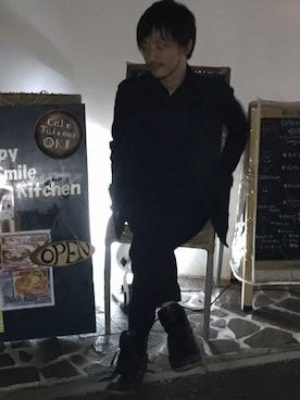「MARC JACOBS（マークジェイコブス）のアイテム（シューズ）」を使った、takeruさん（メンズ・166cm）の春コーディネート