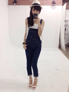 「MEIER.Q（マイヤーキュー）のアイテム（その他）」を使った、Lluviaさん（レディース・168cm）の春コーディネート
