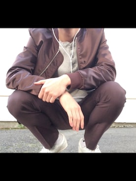 「SET UP」｜「アイテム（ミリタリージャケット）」を使った、ryouheiさん（メンズ・176cm）の秋コーディネート
