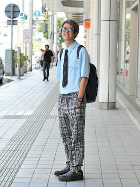 souさん（メンズ・178cm）の夏コーディネート