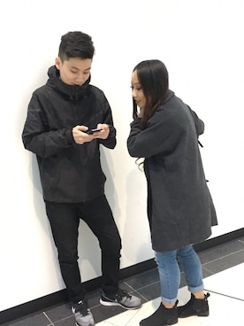 「NIKE SPORTSWEAR（ナイキスポーツウェアー）のアイテム（ナイロンジャケット）」を使った、k tさん（メンズ・168cm）の秋コーディネート