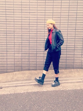 「FOREVER 21（フォーエバー トゥエンティーワン）のアイテム（アクセサリー）」を使った、nana abetaさん（レディース・155cm）の春コーディネート