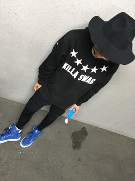 「モスキーノ」｜「アイテム（PC・スマホグッズ/家電）」を使った、ryoーtaさん（メンズ・163cm）の秋コーディネート