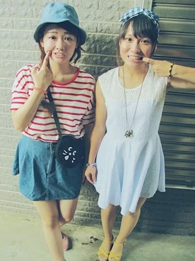 「skirt」｜「アイテム（ワンピース）」を使った、Miyuさん（レディース・150cm）の秋コーディネート