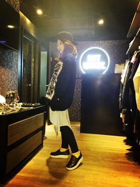 「HOT HEART （ホットハート）のアイテム」を使った、Elsaさん（レディース・155cm）の秋コーディネート