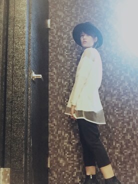 「HOT HEART （ホットハート）のアイテム」を使った、Elsaさん（レディース・155cm）の秋コーディネート