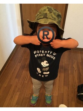 「WAMWAM（ワムワム）のアイテム」を使った、⭐︎𝕣𝕚𝕜𝕠⭐︎さん（キッズ・90cm）の夏コーディネート