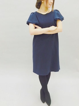 「SUGAR ROSE（シュガーローズ）のアイテム」を使った、Yo-koさん（レディース・151cm）の秋コーディネート