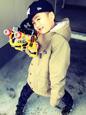 toytoytoyさん（キッズ・110cm）の冬コーディネート