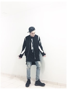 「Saint Laurent」｜「アイテム（その他アウター）」を使った、jiroleeさん（メンズ・175cm）の秋コーディネート