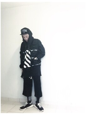 「RICK OWENS」｜「アイテム（その他トップス）」を使った、jiroleeさん（メンズ・175cm）の冬コーディネート
