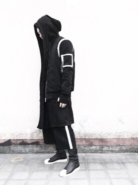 「RICK OWENS」｜「アイテム（その他トップス）」を使った、jiroleeさん（メンズ・175cm）の冬コーディネート