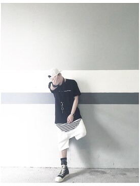 「hat」｜jiroleeさん（メンズ・175cm）の春コーディネート