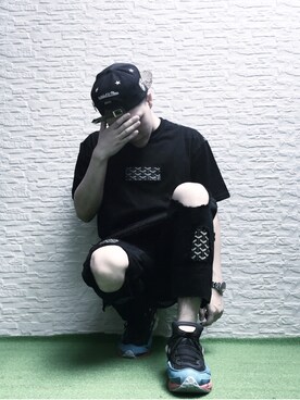 「hat」｜jiroleeさん（メンズ・175cm）の夏コーディネート