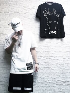 「hat」｜jiroleeさん（メンズ・175cm）の夏コーディネート