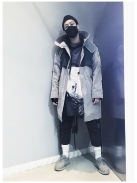 「Midnightのアイテム」を使った、jiroleeさん（メンズ・175cm）の冬コーディネート