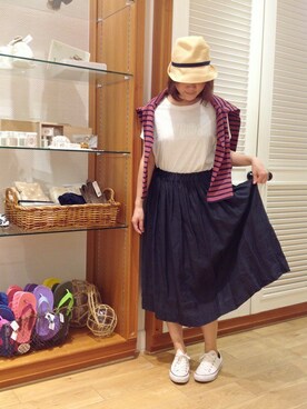 森さん(レディース・162cm)の夏コーディネート