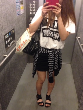 「KEY（キイ）のアイテム（トップス）」を使った、chalaneさん（レディース・158cm）の夏コーディネート