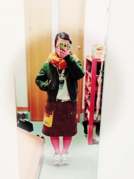 Hさん（レディース・140cm）の冬コーディネート