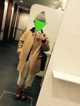 「chambre de charme（シャンブルドゥシャーム）のアイテム（その他アウター）」を使った、chisatoさん（レディース・156cm）の春コーディネート