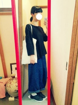 「ゆるゆる」｜「アイテム（その他シューズ）」を使った、hmnさん（レディース・162cm）の春コーディネート