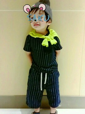 さくさん（キッズ・100cm）の秋コーディネート