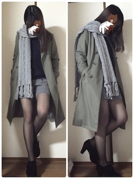 kumo💭さん(レディース・158cm)の冬コーディネート