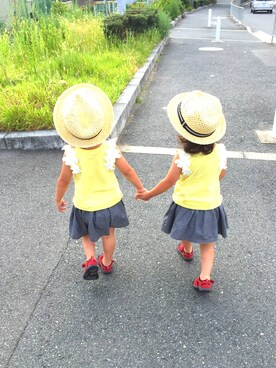 まなめき♡さん（キッズ・90cm）の夏コーディネート