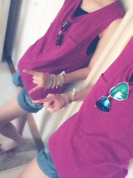 Mo@nAさん（レディース・163cm）の夏コーディネート