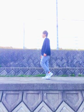 「BACK NUMBER（バックナンバー）のアイテム（チノパンツ）」を使った、コーモトさん（メンズ・168cm）の春コーディネート