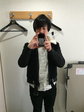 「アイテム（その他アウター）」を使った、サジーさん（メンズ・165cm・20代）の春コーディネート