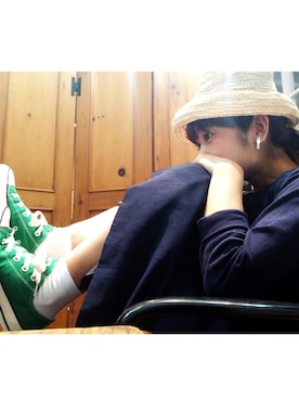 「PAR ICI（パーリッシィ）のアイテム」を使った、さとさん（レディース・157cm）の夏コーディネート