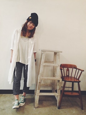 「PAR ICI（パーリッシィ）のアイテム（ワンピース/ドレス）」を使った、さとさん（レディース・157cm）の夏コーディネート