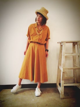 「Odds（オッズ）のアイテム」を使った、さとさん（レディース・157cm）の夏コーディネート