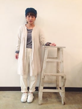 「PAR ICI」｜「アイテム（雑貨/ホビー）」を使った、さとさん（レディース・157cm）の秋コーディネート