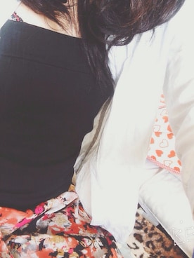 「SWEET PEA（スイートピー）のアイテム」を使った、rioさん（レディース・161cm）の夏コーディネート