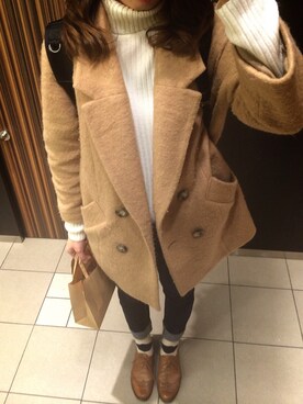 aymさん（レディース・169cm）の冬コーディネート