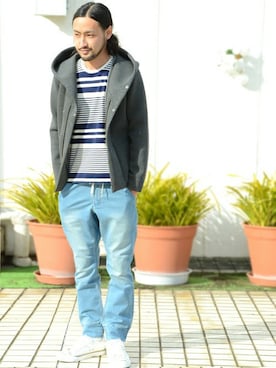 bunsanさん（メンズ・178cm）の春コーディネート