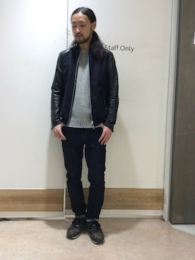 bunsanさん（メンズ・178cm）の冬コーディネート