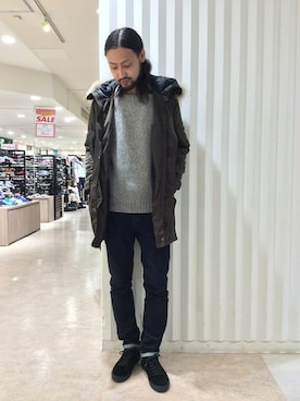 bunsanさん（メンズ・178cm）の冬コーディネート