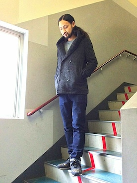 bunsanさん（メンズ・178cm）の冬コーディネート