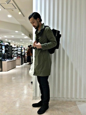 bunsanさん（メンズ・178cm）の冬コーディネート