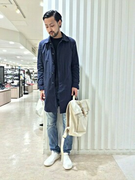 「春コート」｜bunsanさん（メンズ・178cm）の冬コーディネート