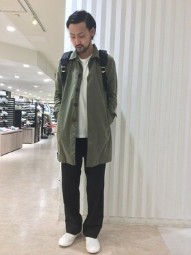 「春コート」｜bunsanさん（メンズ・178cm）の春コーディネート